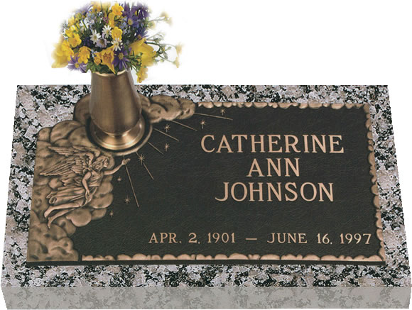 Bronze Headstones, Gravestones at Burleson Monuments, www.burlesonmonuments.com