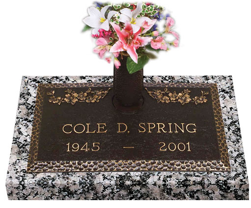 Bronze Headstones, Gravestones at Burleson Monuments, www.burlesonmonuments.com