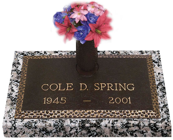 Bronze Headstones, Gravestones at Burleson Monuments, www.burlesonmonuments.com