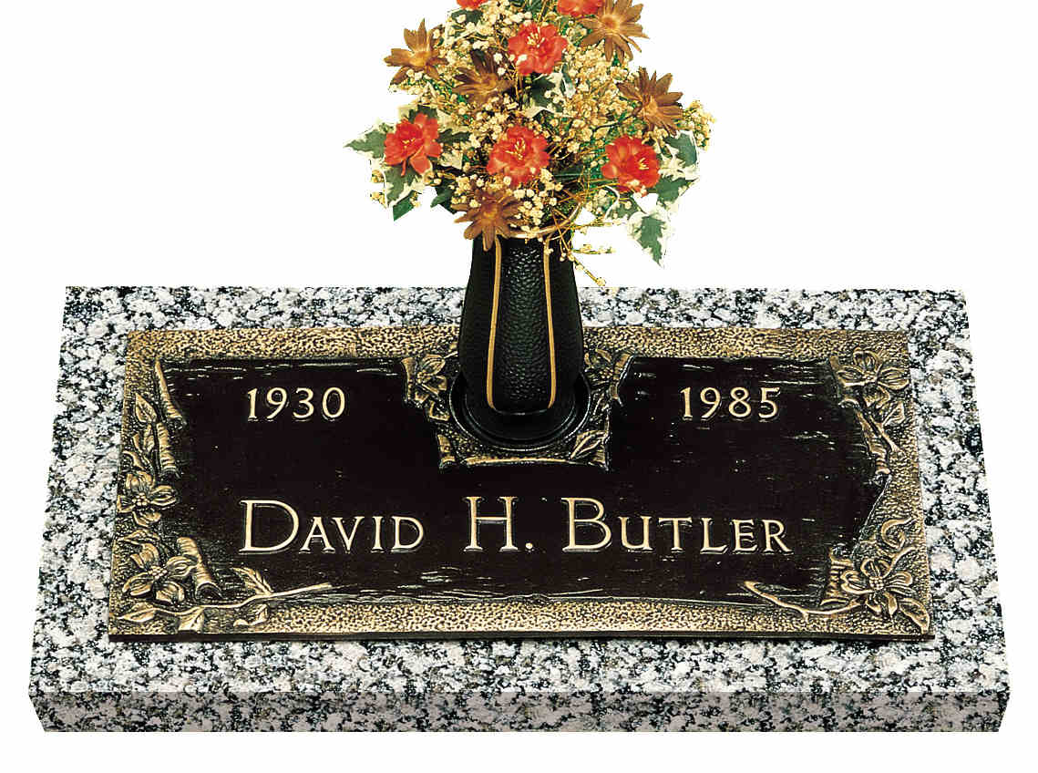 Bronze Headstones, Gravestones at Burleson Monuments, www.burlesonmonuments.com