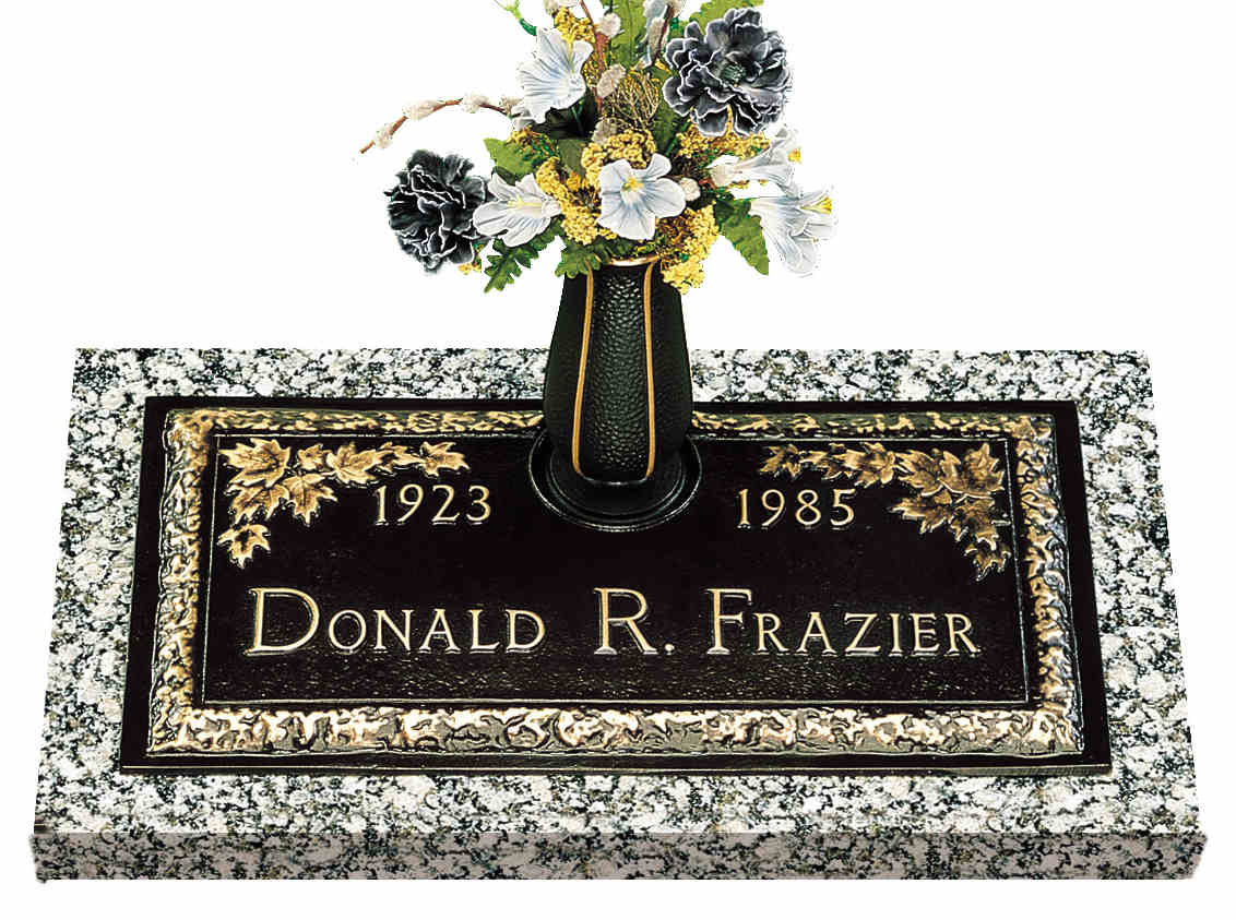 Bronze Headstones, Gravestones at Burleson Monuments, www.burlesonmonuments.com