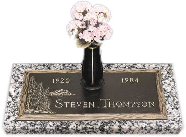 Bronze Headstones, Gravestones at Burleson Monuments, www.burlesonmonuments.com