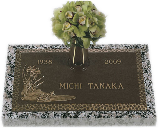 Bronze Headstones, Gravestones at Burleson Monuments, www.burlesonmonuments.com