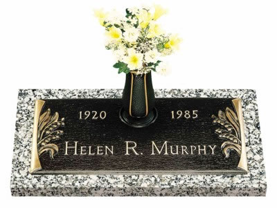 Bronze Headstones, Gravestones at Burleson Monuments, www.burlesonmonuments.com