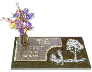 Bronze Headstones, Gravestones at Burleson Monuments, www.burlesonmonuments.com