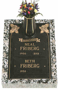 Cremation Marker, Cemetery Cremation Gravestone, www.burlesonmonuments.com