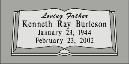 Burleson Monuments, Granite Grave Markers, www.burlesonmonuments.com